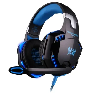 LED RGB Gaming Headset with Noise Reduction, Compatible with PS4, PC, Xbox One