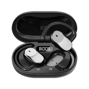 Ear-Hook Wireless Headphones — Digital Display, IPX5 Waterproof, JL Chip, Type-C Fast Charging